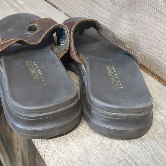 Skechers Y2K Toe Slip On Sandals Women's Size 5 - Picture 4 of 8